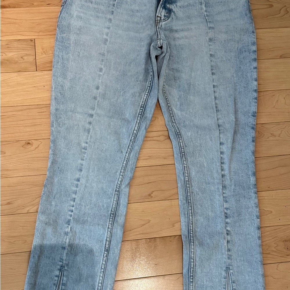 Abercrombie&Fitch high rise skinny jeans w/ front slit - size 30S - new/no tags